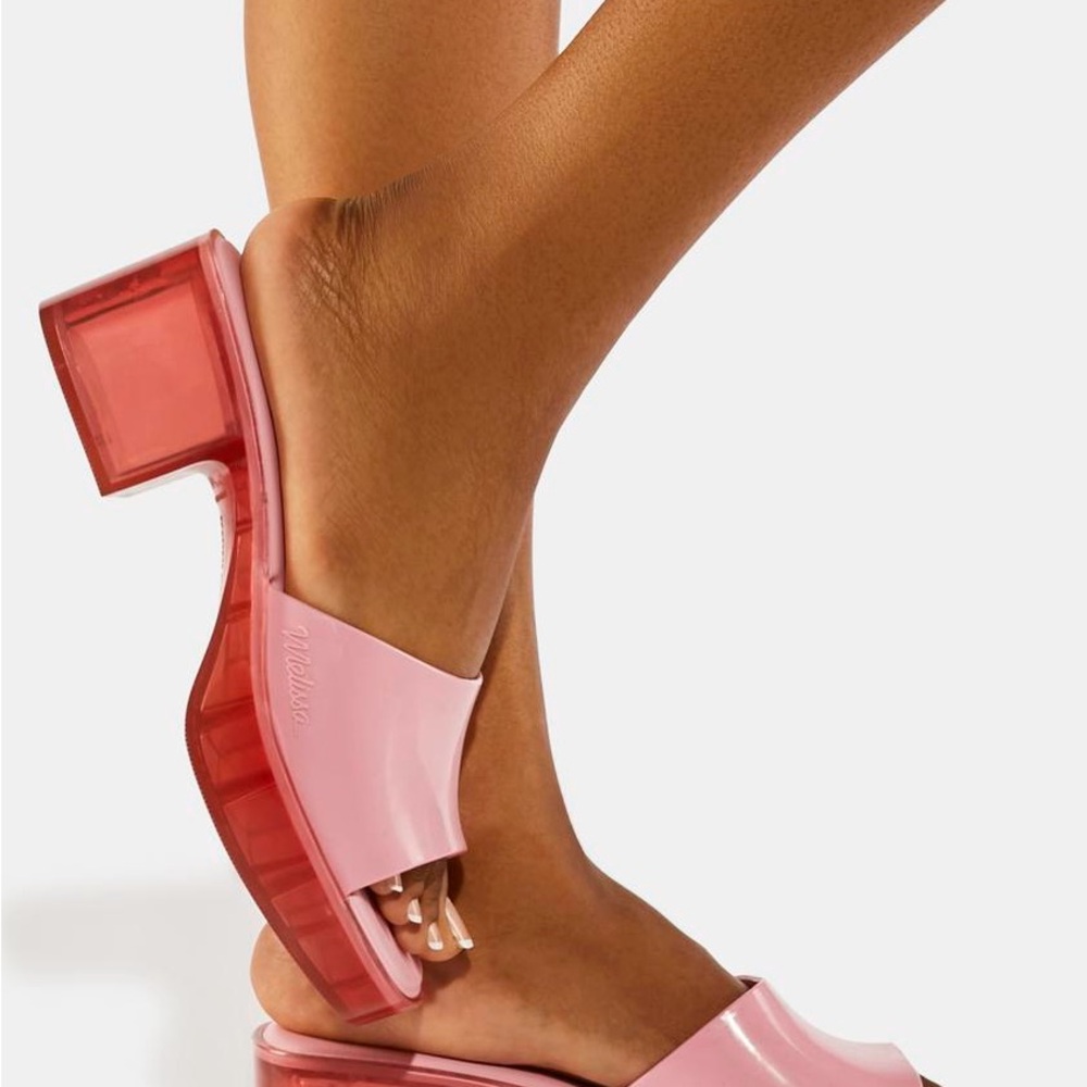 MELISSA
Shape Pink Block Heel Mules size 5 - Picture 3 of 12